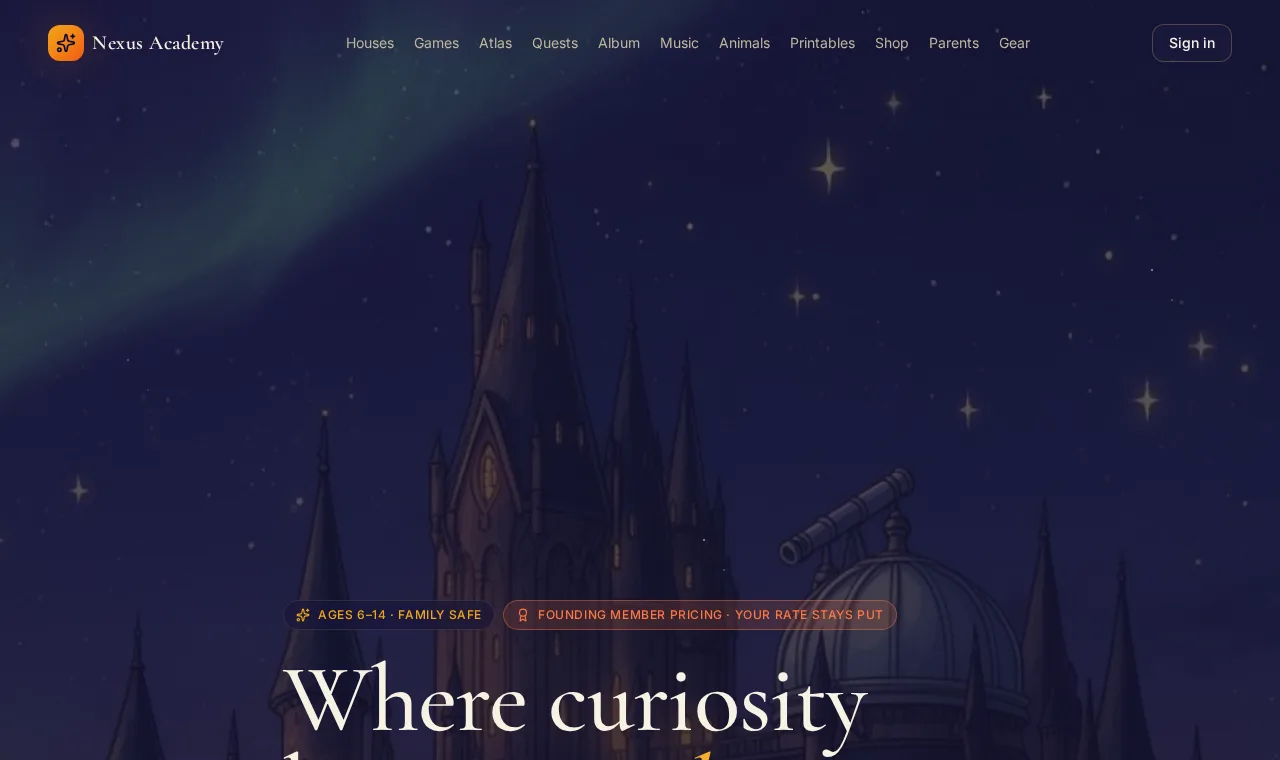 Screenshot of Nexus Academy Adventures