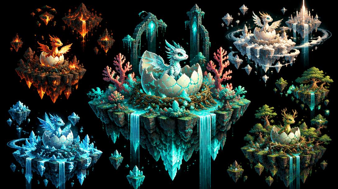 Concept artwork for Chimera World Creator — representative cover, not an app screenshot